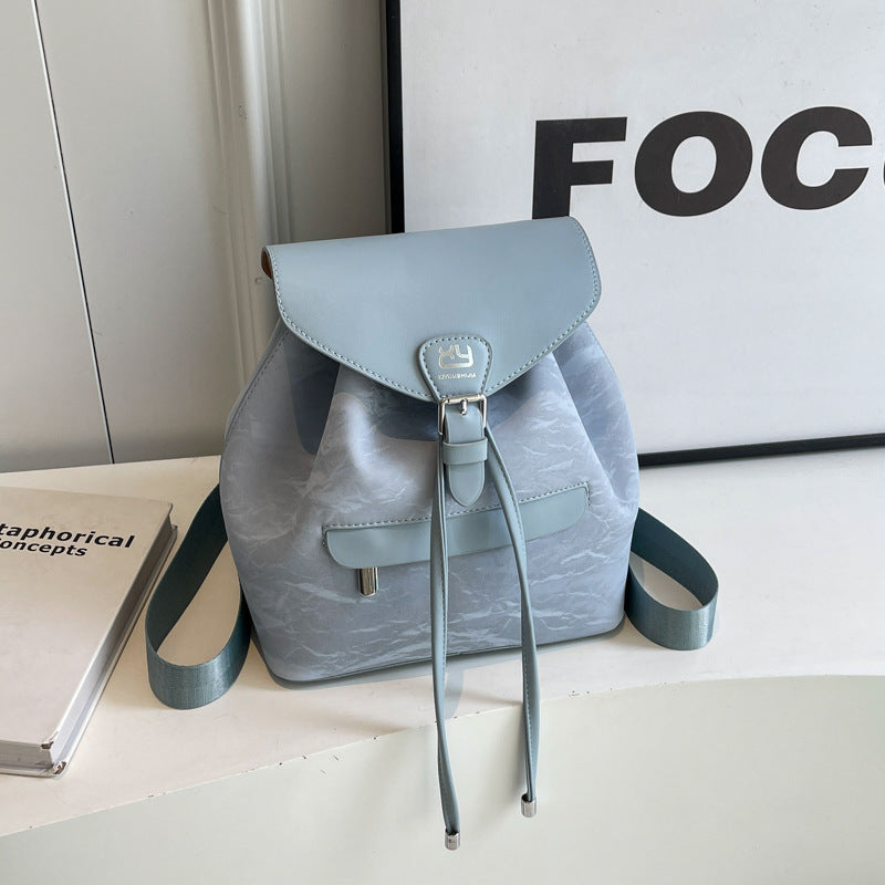 A summer new simple fashion casual travel bag large capacity women's backpack personalized foreign style backpack - Mixbatch