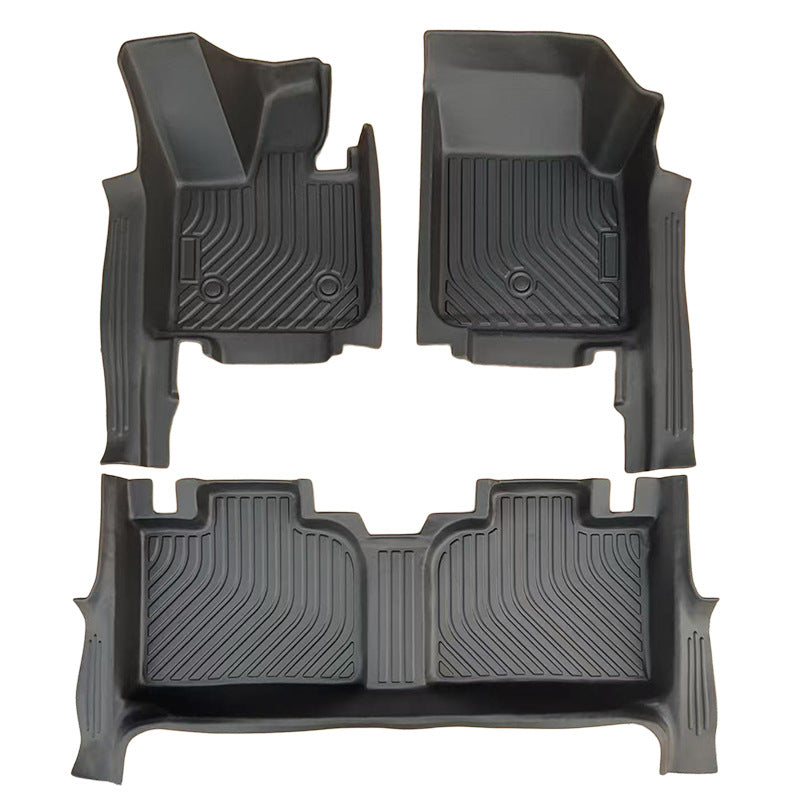 A  car waterproof floor mat