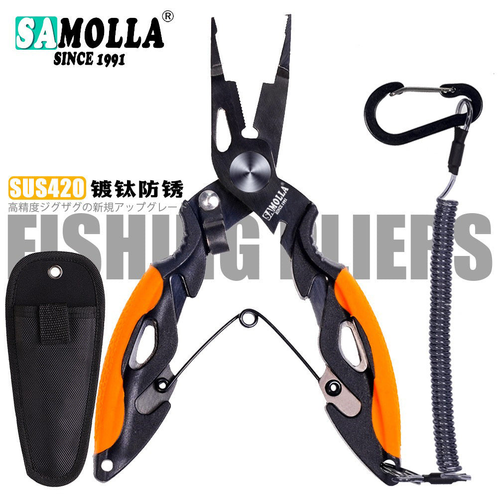 A Mini Fishing Pliers – Stainless Steel Head with Key Ring