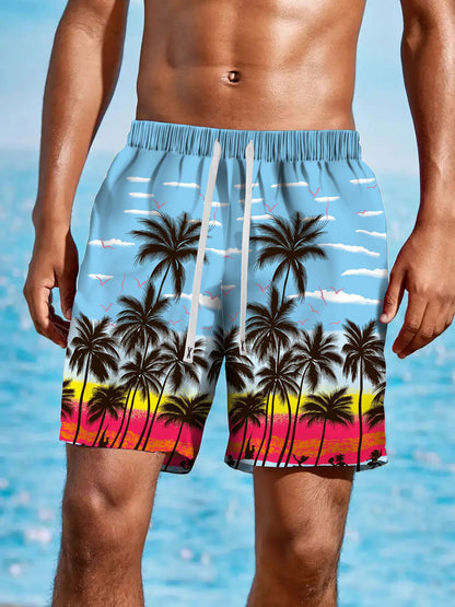 A men's loose beach pants