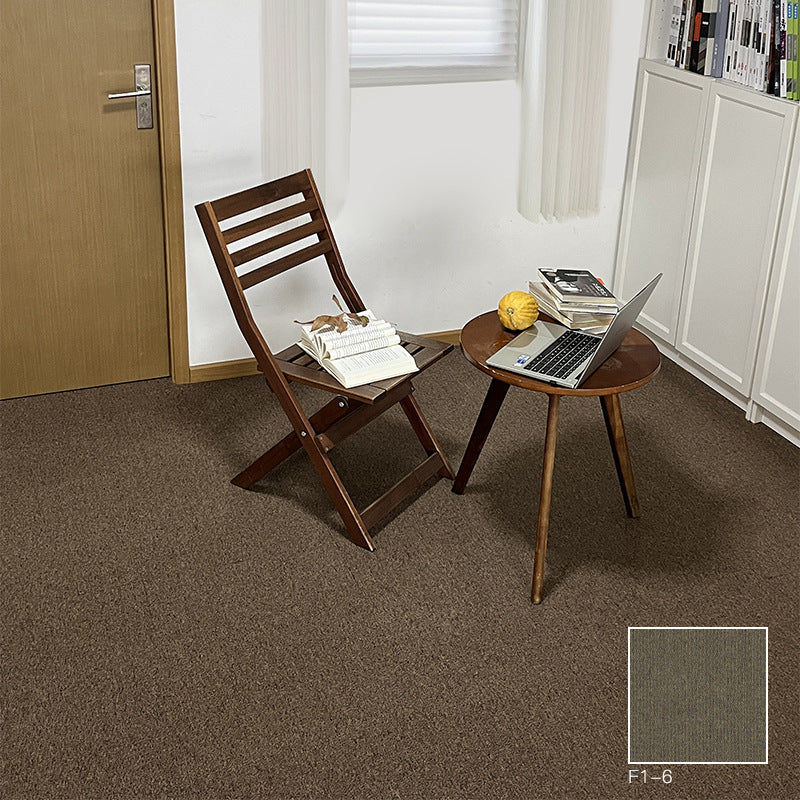 A Office  Building Meeting Room Fire Resistant Dirt Resistant Flame Retardant Environmental Protection Grey Striped Square Splicing B1 Fire Carpet