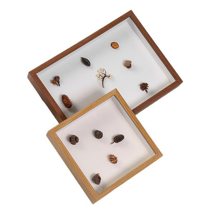 A hollow 3cm specimen photo frame DIY kindergarten ring wound dried flower insect jewelry