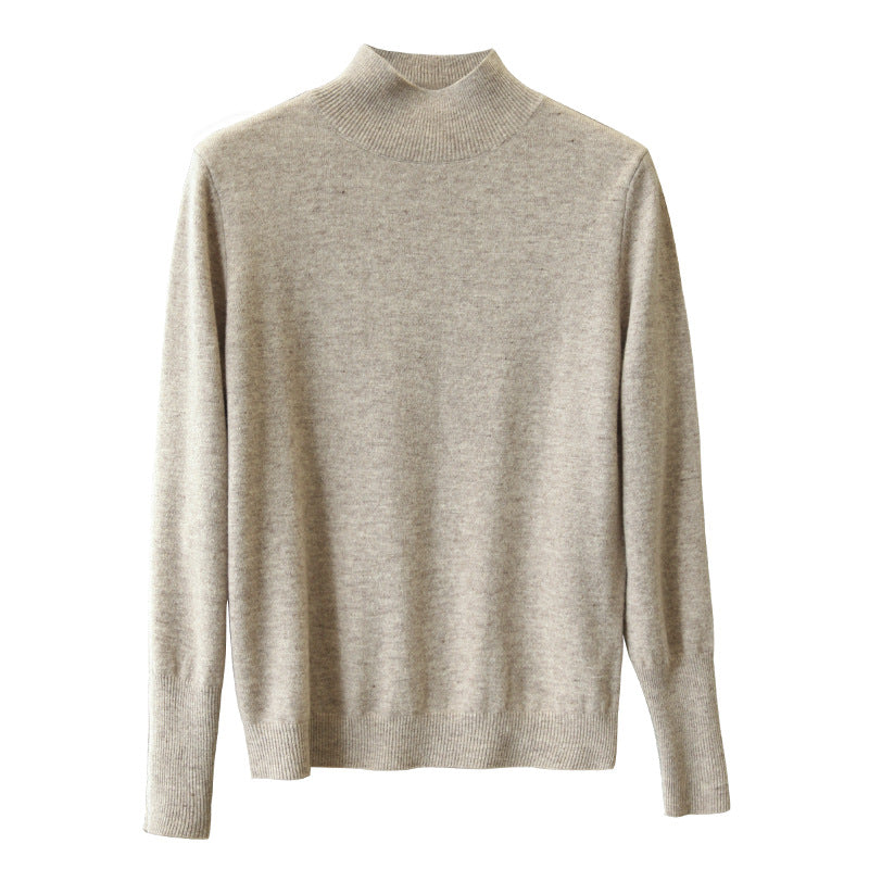 A knitted long-sleeved top