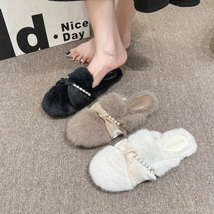 A plush slipper