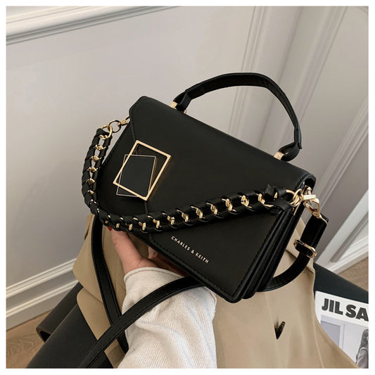 A foreign trade bag women's cross-border new fashion versatile chain Bags shoulder oblique span bag Internet celebrity portable small square bag