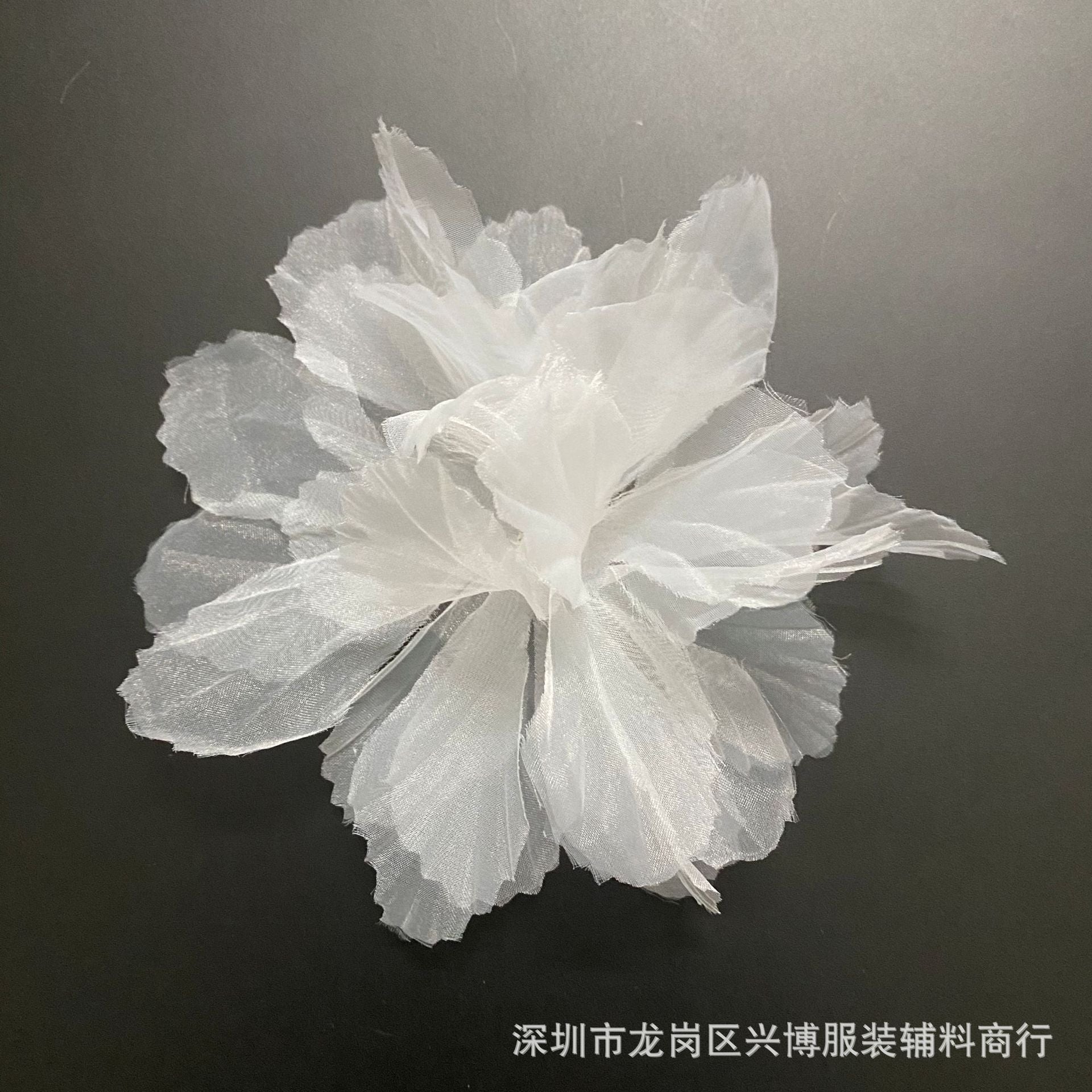 A 14cm three-dimensional organza lace DIY gradual change handmade flower clothing accessories decorative flower ballet doll dance dress - Mixbatch
