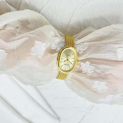 A sunlifex cross-border explosion small plate oval gold wheat ear strap simple