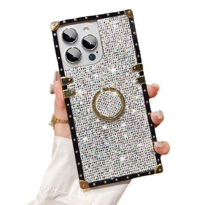A glitter holder mobile phone case