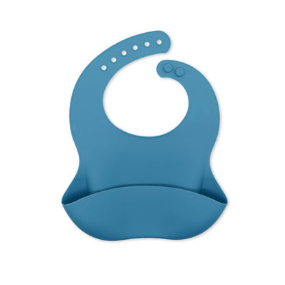 Baby silicone bibs, baby eating bibs,  waterproof rice pockets,saliva napkins 0.08kg - Mixbatch