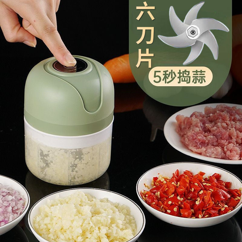 A Electric garlic masher, garlic press, complementary food cooking machine