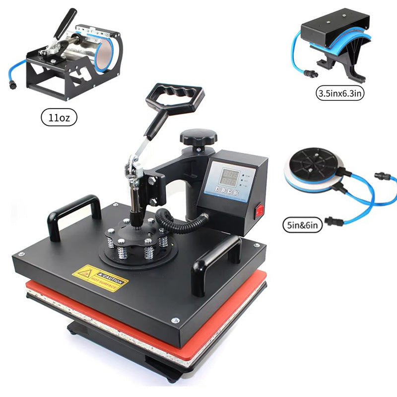 A heat transfer printing machine  five-in-one multi-functional heat press