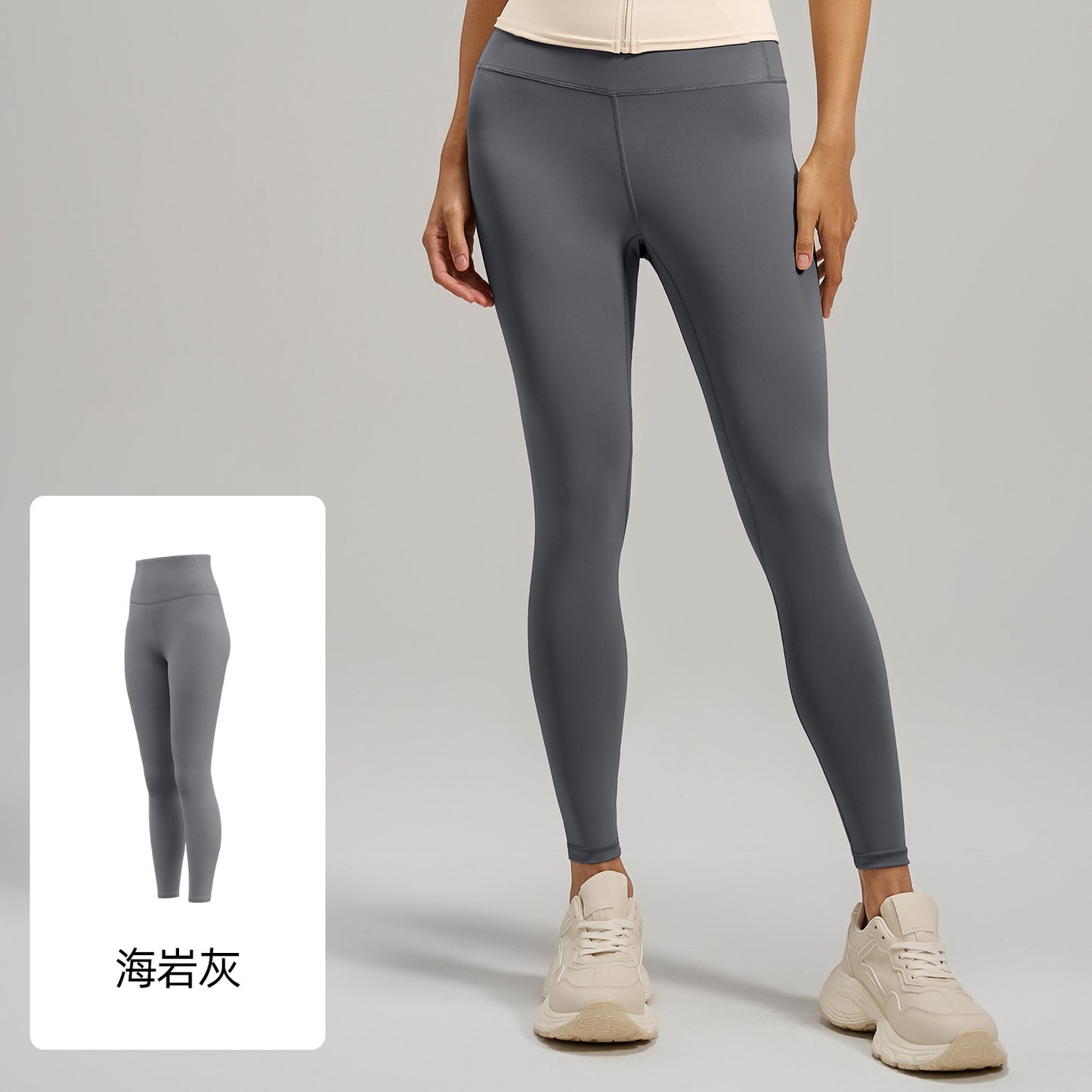 A hip mesh side pocket yoga pants women's high waist hip lift sports leggings fitness pants