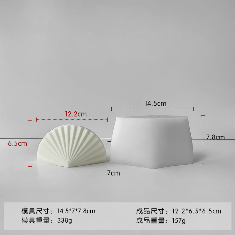 A shell silicone mold