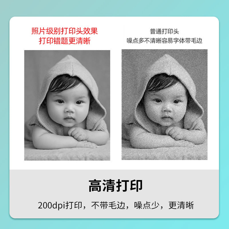 A Mini Label Printer Portable