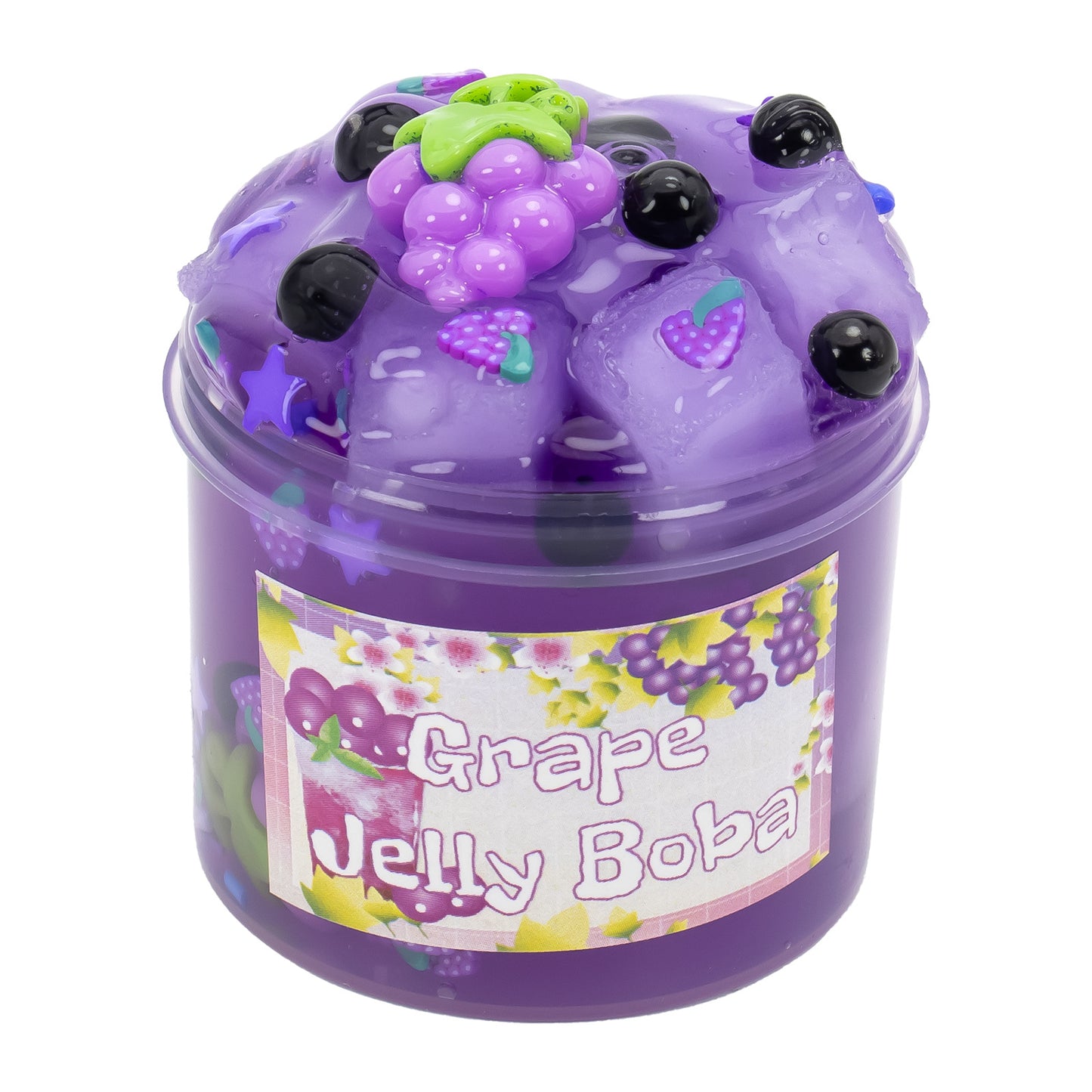 A 70/300ml large capacity crystal mud fruit coconut meat accessories jelly mud transparent mud children's colored mud clay