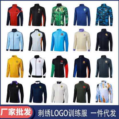 A 2526 long zipper top football quick-drying sportswear