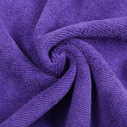 A 350G warp knitted microfiber towel high elastic silk locking edge does not shed hair and does not fade housekeeping cleaning kitchen rag