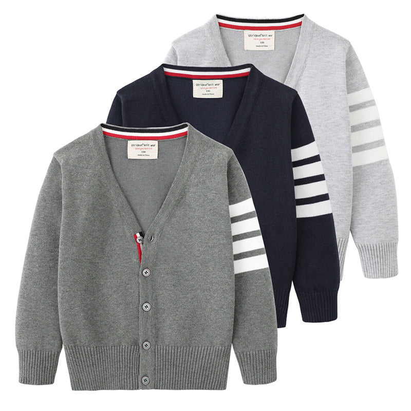 A children's knitted jacket