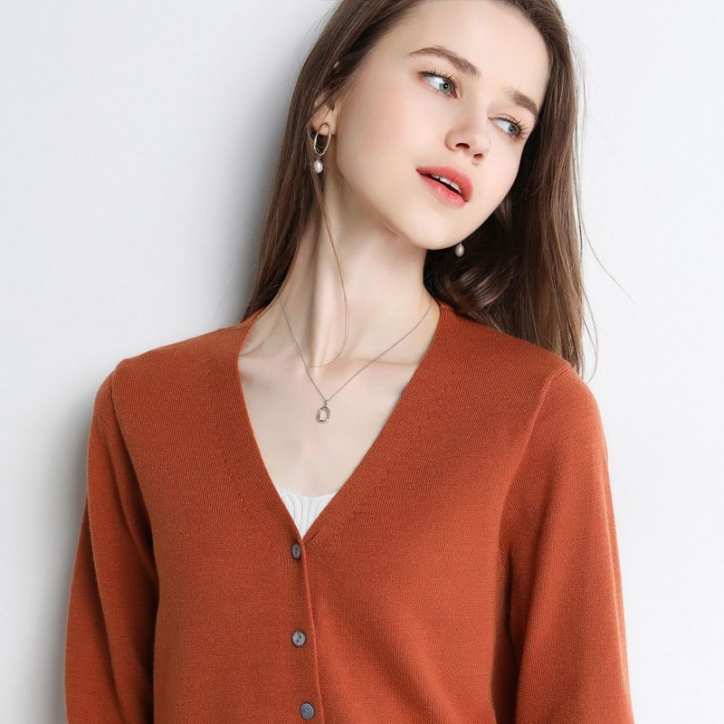 A knitted cardigan jacket