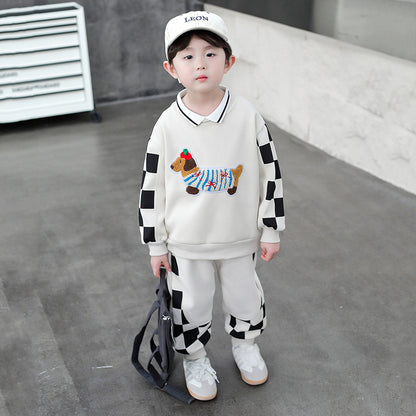 A children's sweater set
