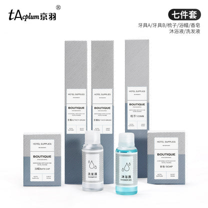 Hotel special disposable toiletries, hotel disposable soft bristle toothbrush set