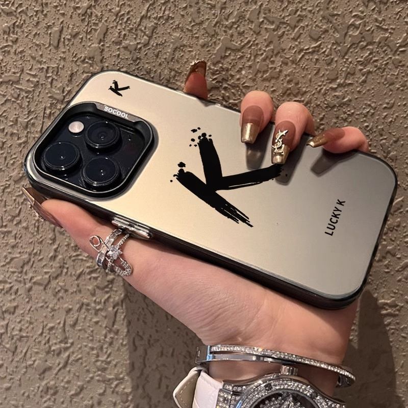 A letter printed mobile phone protective case