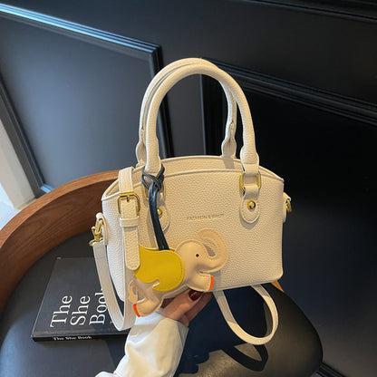 A messenger bag handbag