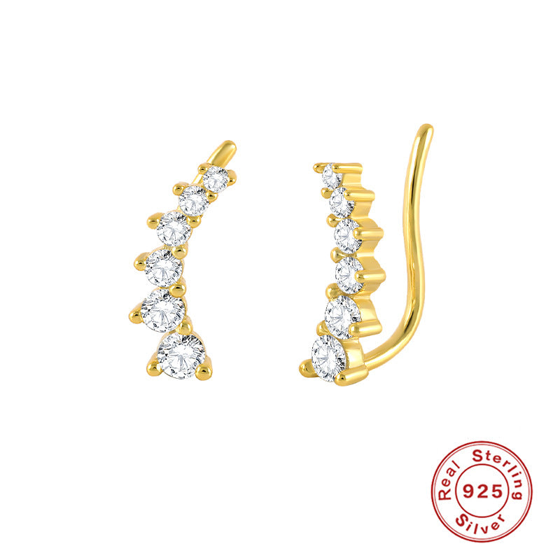 A S925 silver stud earrings