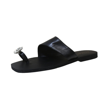 A flat-bottomed set of simple and cool slippers for women - Mixbatch
