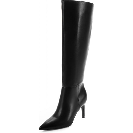 A knee boots women's pointed high boots