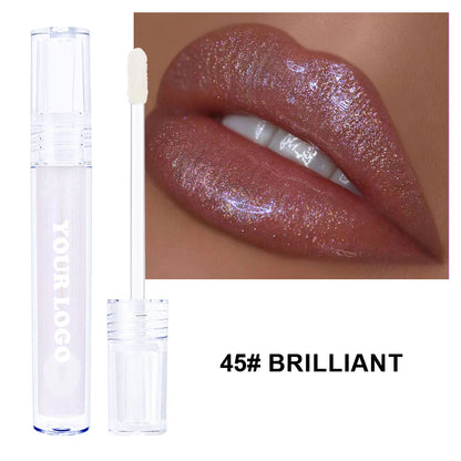 A mirror water gloss lip gloss lip glaze —— Customizable logo MOQ 100 pieces
