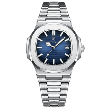 A waterproof luminous new men's watch men's ultra-thin quartz watch