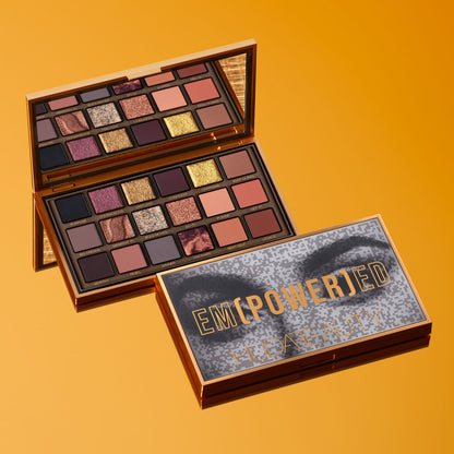 A huda 18-color eyeshadow 1st generation 3rd generation desert eyeshadow gold empowered inverted rose snowflake 18-color eyeshadow - Mixbatch