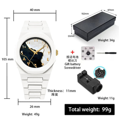 A Men's Premium Waterproof Women's Watch South East Asia Middle East Popular Plastic Men's Quartz Watch
