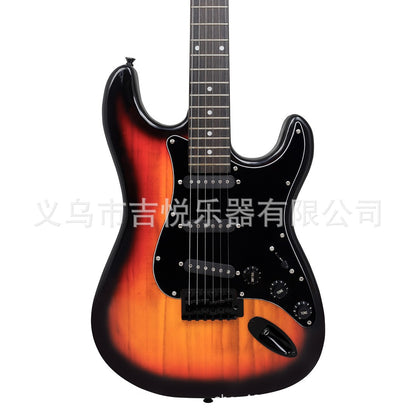 A Electric Guitar Single Shake ST Electric Guitar Classic Adult Beginner Entry Level Electric Guitar Set guitar