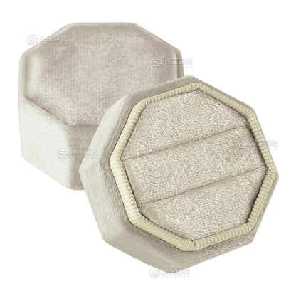 A flannel jewelry box