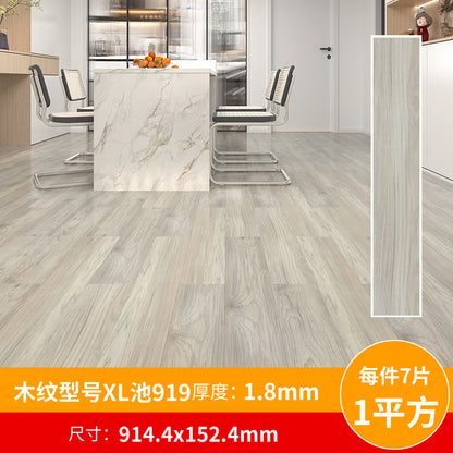 A pvc plastic floor wood grain floor