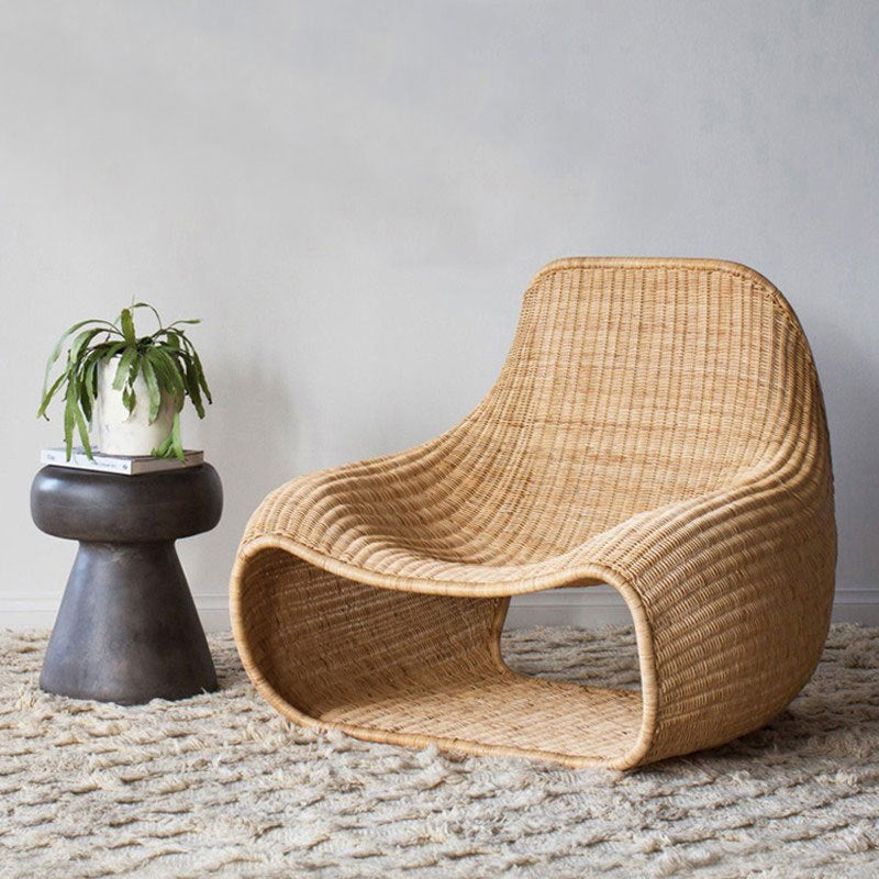 A furniture rattan sofa chair