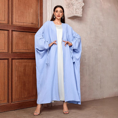 Middle East Women's Fashion New Cardigan Robe Dubai Saudi Arabia Muslim Dress Long - Mixbatch