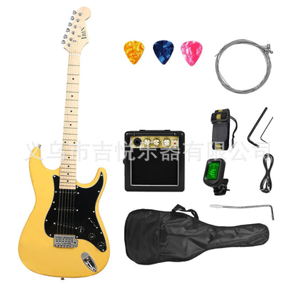 A Electric Guitar Single Shake ST Electric Guitar Classic Adult Beginner Entry Level Electric Guitar Set guitar