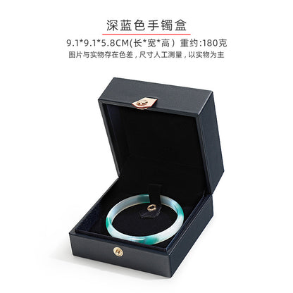 A PU leather jewelry box