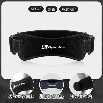 A Sports pressurized professional patella belt outdoor running fitness knee protection special sheath men shock absorption breathable protective gear women