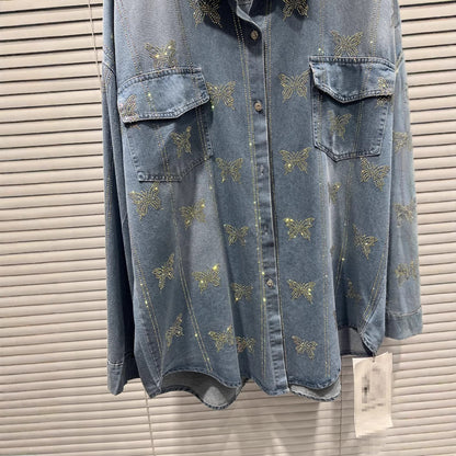 A denim shirt