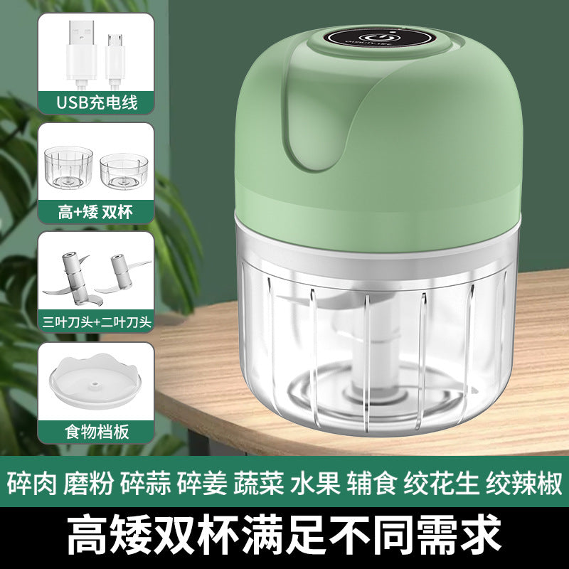 A Electric garlic masher, garlic press, complementary food cooking machine