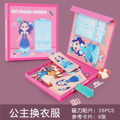 A children's magnetic puzzle toy
