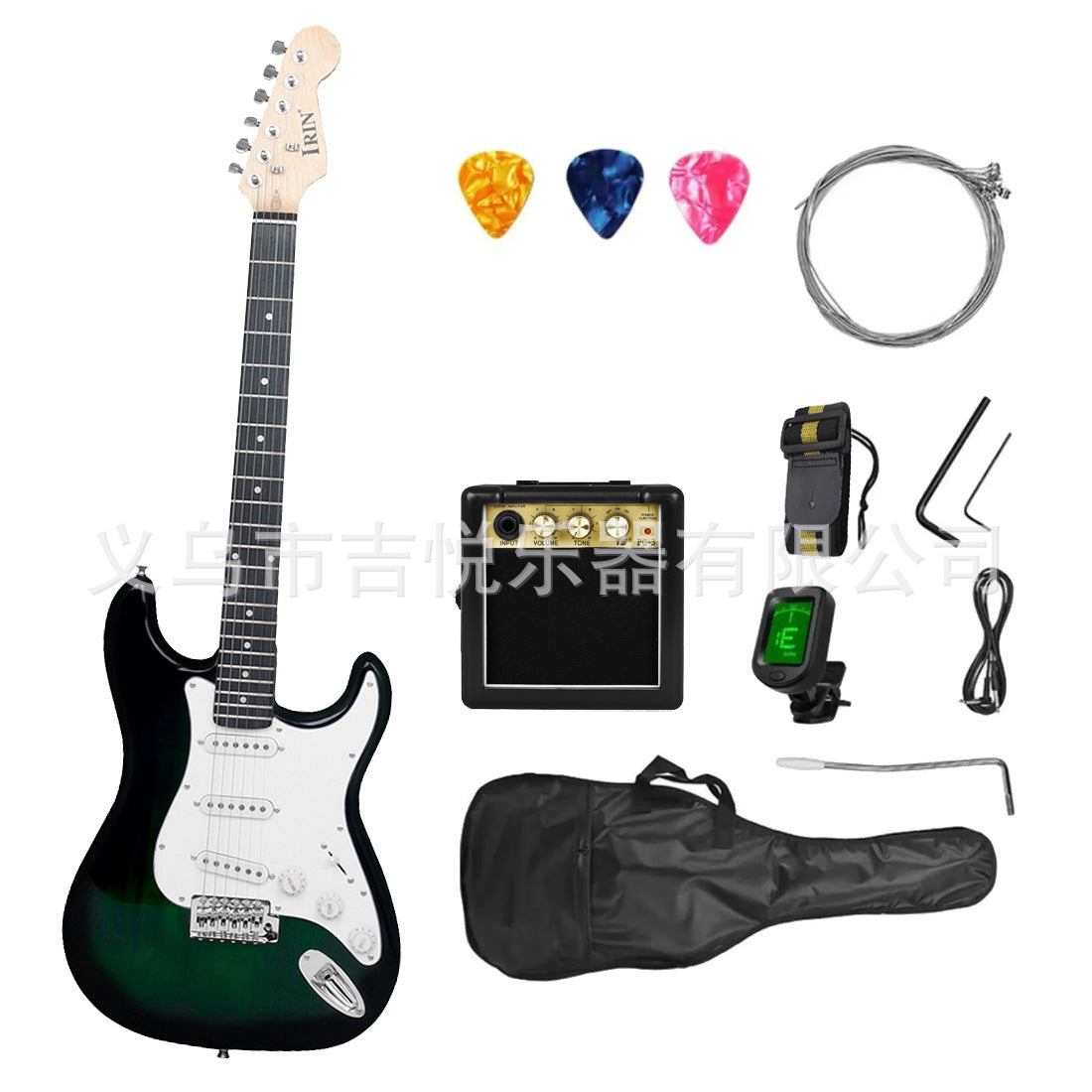 A Electric Guitar Single Shake ST Electric Guitar Classic Adult Beginner Entry Level Electric Guitar Set guitar