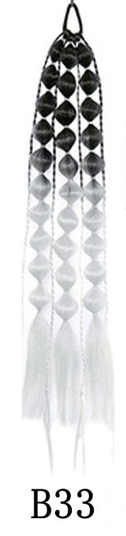 A [Children's New Products] Girls twist ponytail lantern bubbles, stage drama New Chinese ponytail Internet celebrity braids - Mixbatch