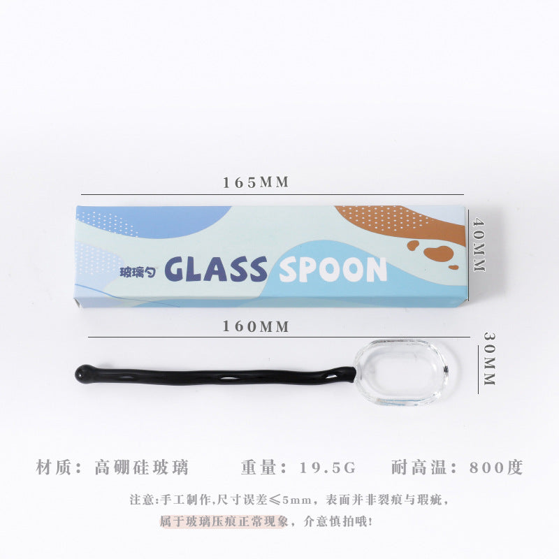 A Household heat-resistant transparent glass bowl, baked egg-beating instant noodle salad bowl, thickened large-capacity Japanese noodle poon soup bowl