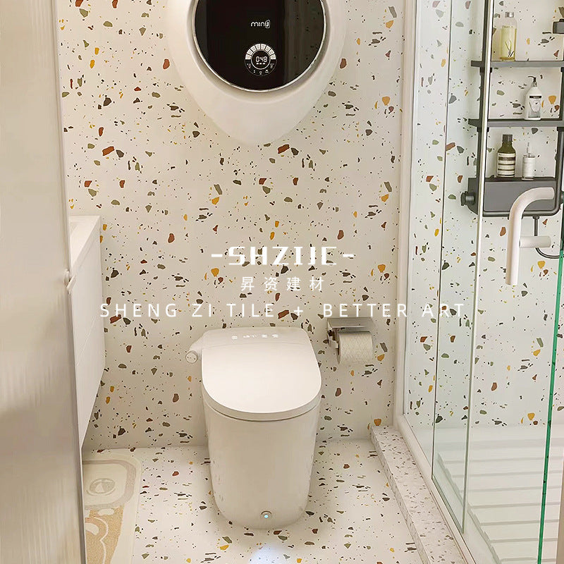 A Terrazzo Tiles Bathroom Wall Tiles