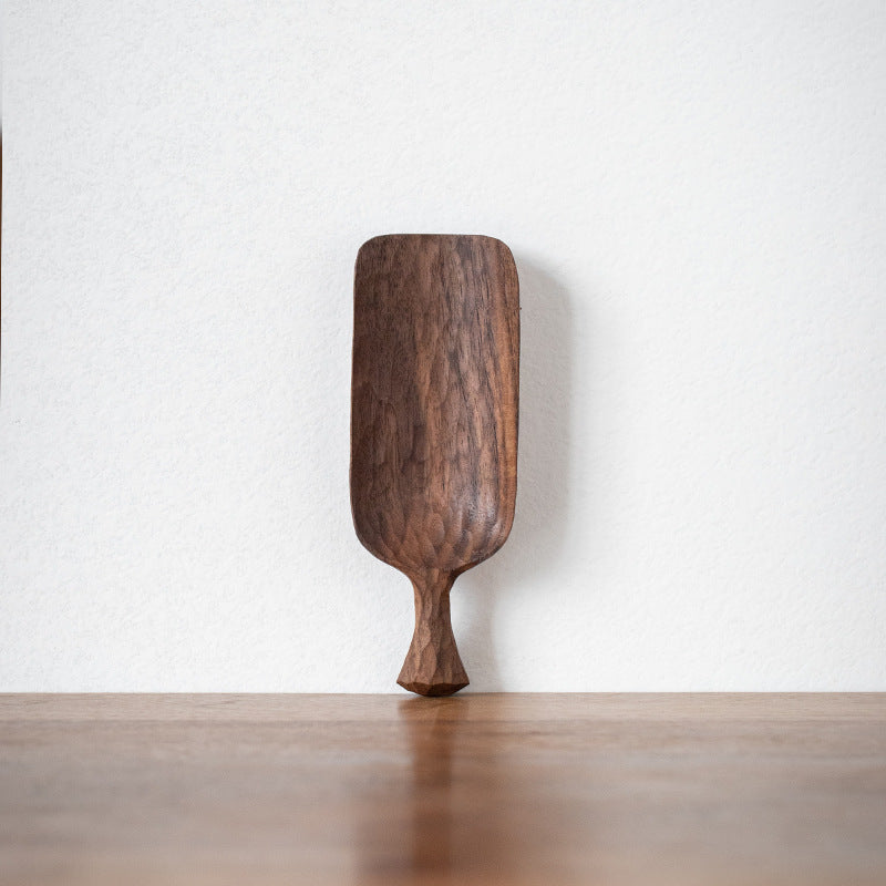 A Pure handmade hammered black walnut tea